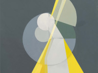 Carmen Valbuena Figuras inclinadas a Carmen oleo sobre tela 70 x 70 cm 2017